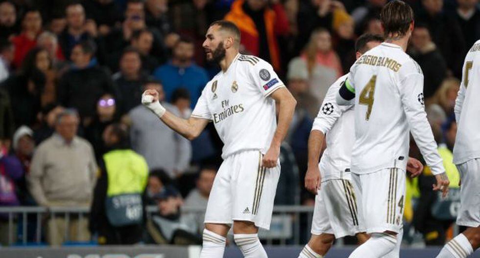 Karim Benzema anotó su primer gol en la presente temporada de la Champions League. (Foto: AFP)