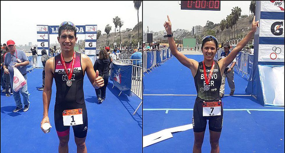 Campeones nacionales de triatlón obtuvieron cupo a Lima 2019