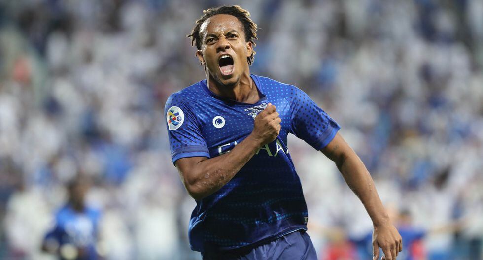 André Carrillo hizo el tanto que le dio la victoria a Al-Hilal en la primera final de la Champions League asiática. La 'Culebra' fue incluido en el once ideal | FOTO: AFC Champions League