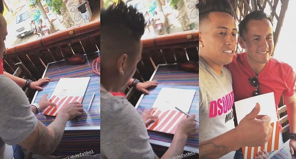 Christian Cueva y la firma con César Vallejo que alborota redes sociales