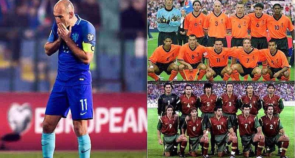 Holanda puede quedar fuera del mundial. ¿Qué otros grandes decepcionaron?