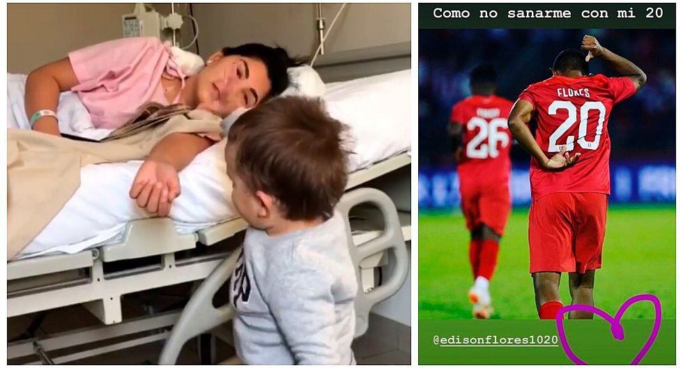 Edison Flores dedica su gol a novia que esta internada en un hospital