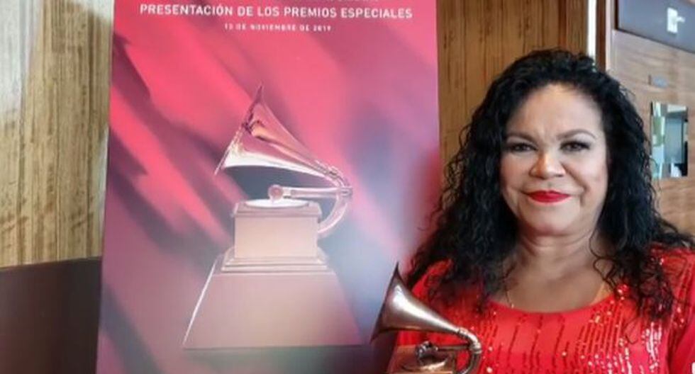 Eva Ayllón le dedicó Gammy Latino al Perú. (Imagen: DEA Promotora)
