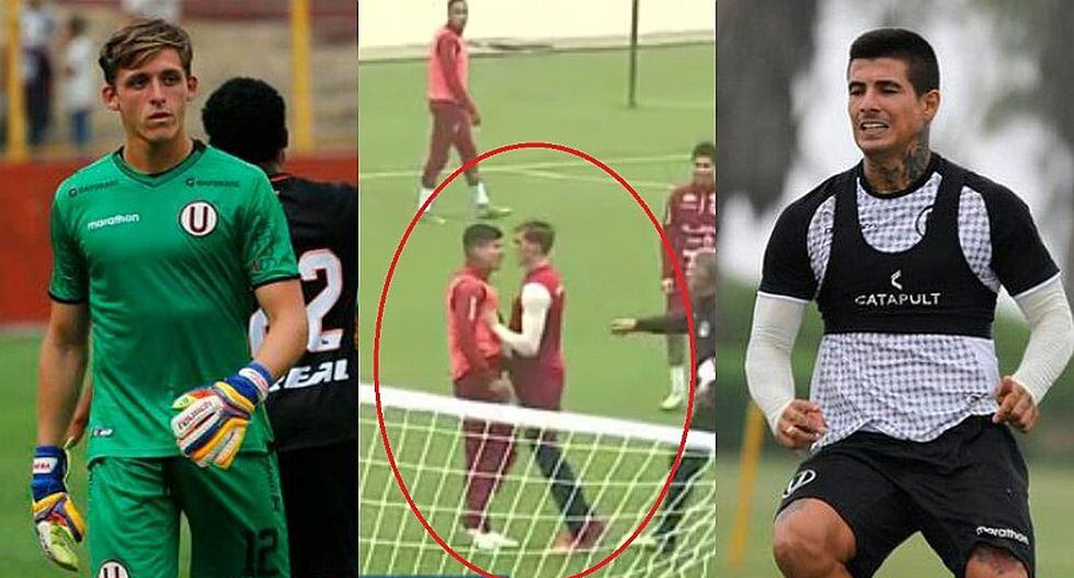 Universitario vs. San Martín | Alfageme y Zubzuck casi se van a los golpes tras choque en prácticas | VIDEO