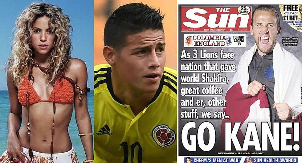 Medio de Inglaterra asocia a Colombia con Shakira, el café y otras sustancias previo a duelo mundialista