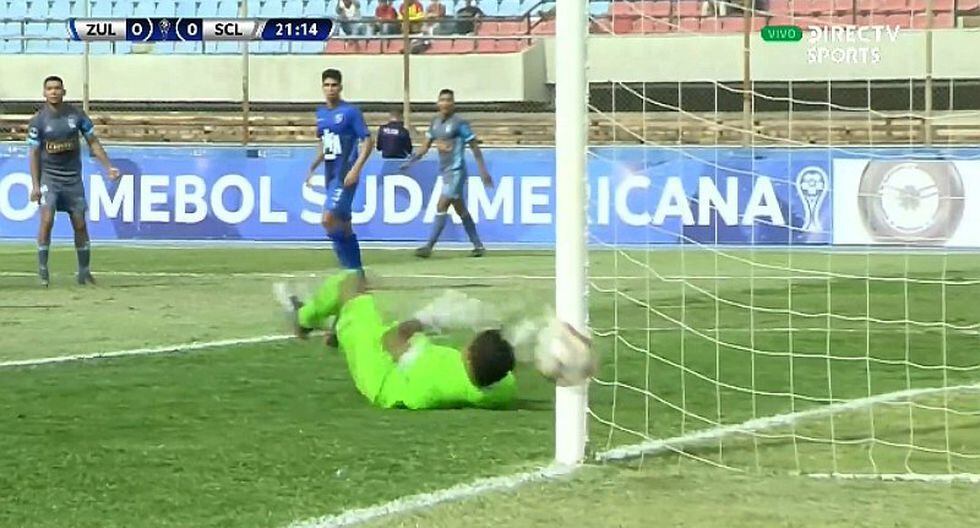 Sporting Cristal vs. Zulia EN VIVO | Cristian Palacios estuvo a centímetros de marcar un golazo | VIDEO