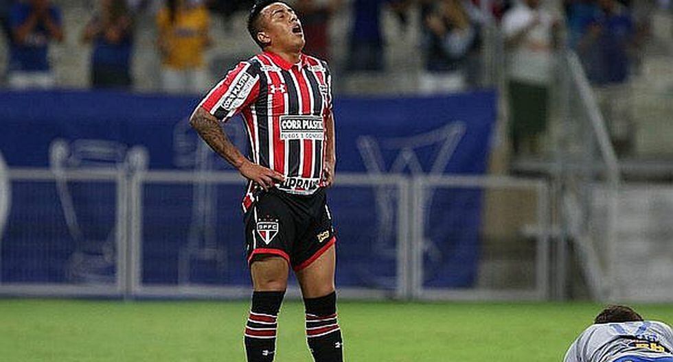 Christian Cueva es multado por Sao Paulo por retraso en pretemporada