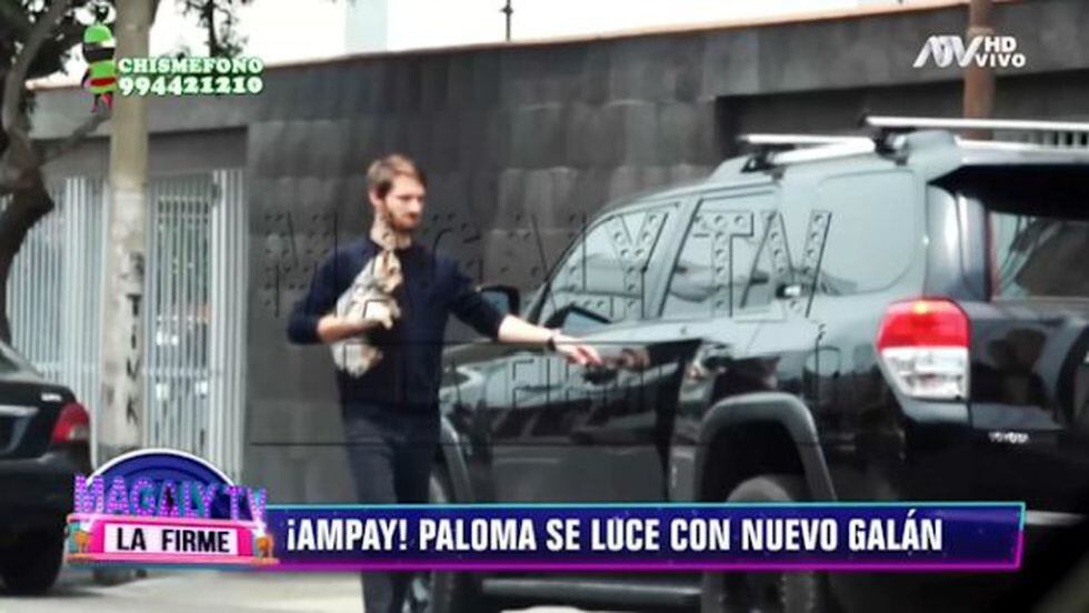Paloma Fiuza es captada abrazando a un empresario de pota | VIDEO