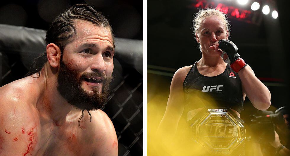 Jorge Masvidal y valentina Shevchenko podrían entrar al cuadro grande de la UFC. (Fotos: AFP)