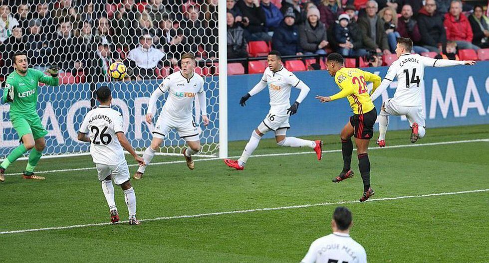 André Carrillo es el cuarto peruano en anotar gol en la Premier League