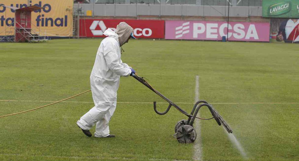 La presentación de la Videna, lugar de entrenamiento del 'Mengao' previo al River vs. Flamengo. (Foto: GEC)