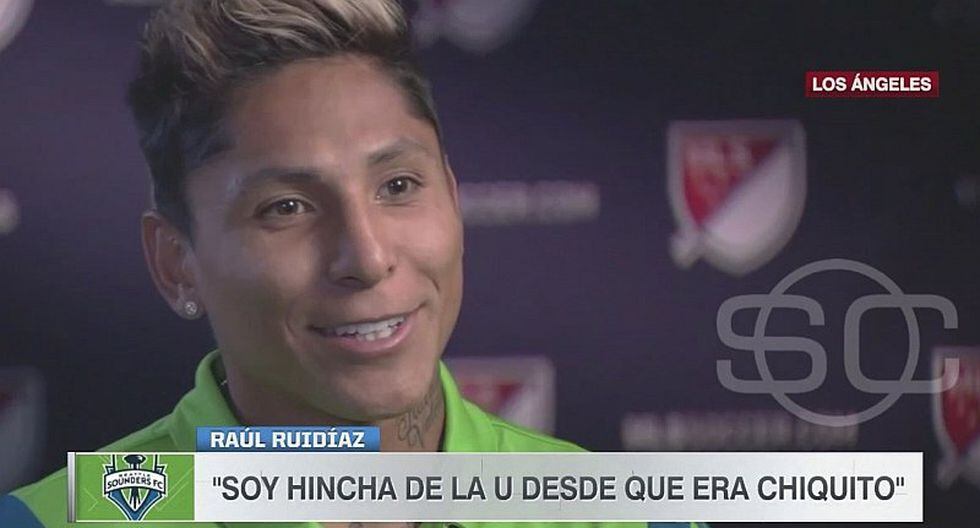 Raúl Ruidiaz: "Cuando nací no grité '¡Ah!', grité '¡U!'"